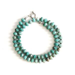 CHRYSOPRASE NECKLACE--18"